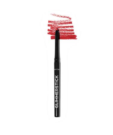 Avon Glimmerstick Lift Lip Pencil - Ruby Shock 2 Pack + Lovider Pocket Mirror Gift - Buy Online on GoSupps.com