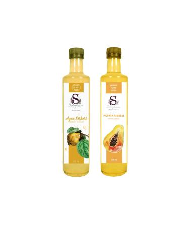 S heylaana Natural Quince Vinegar 500 Ml - Natural Papaya Vinegar 500 Ml