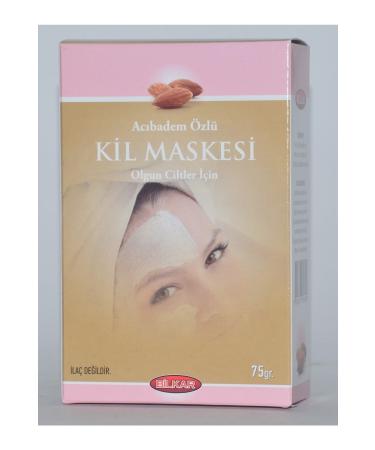 bilkar 75 gr Bitter Almond Extract Clay Mask (For Mature Skin)