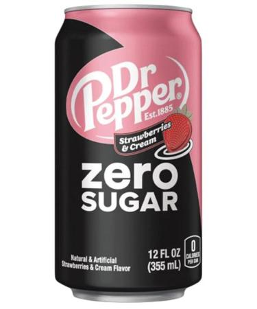 Dr. Pepper Dr Pepper Strawberries & Cream Zero Sugar 355ml