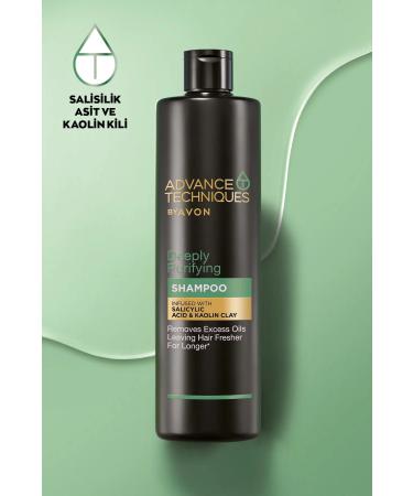Avon Depply Purifying Shampoo for Oily Hair 400 Ml. Triple Set - Buy Online on GoSupps.com
