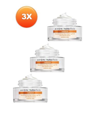 Avon Nutra Effects Radiance Moisturizing Cream Spf20 50 Ml. Triple Set - Buy Online on GoSupps.com