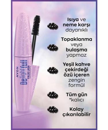 Avon Delightful False Lash Waterproof Mascara 10 Ml. Lava Brown Duo Set - Buy Online on GoSupps.com