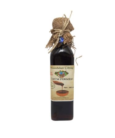 Memleket Farm Grape Molasses 350 Gr (Glass Bottle)
