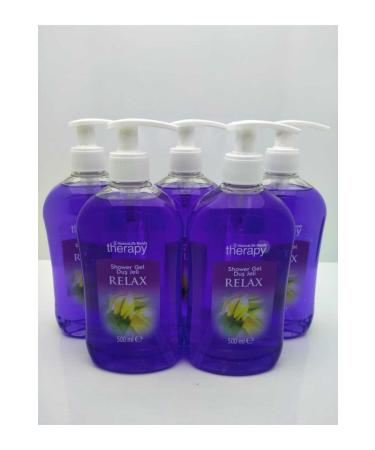 Huncalife Needs Therapy Relax Shower Gel Set of 5 500 Ml