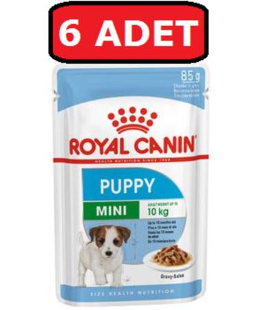 Royal Canin Mini Puppy Sauce Dog Food 85 Gr 6 Pieces