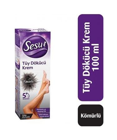 Sesu Hair Removal Charcoal Cream 100 Ml