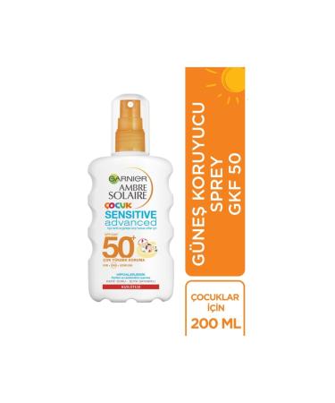 Garnier Ambre Solaire Sensitive Advanced Children Spray Gkf50+ 200ml