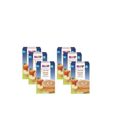 Hipp Organic Good Night Milk Apple Spoon Food 250 Gr - 6 Pieces