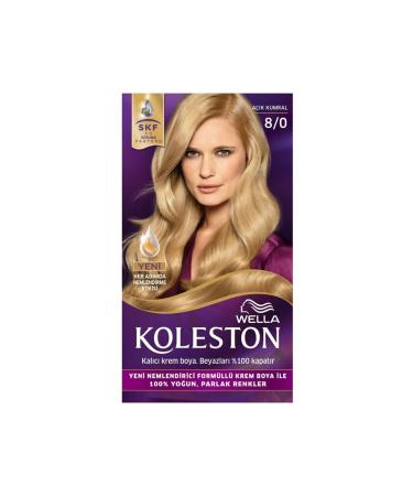 Wella Light Blonde Hair Dye Set 8/0