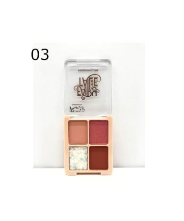 Rose FAIRY TALE 4-pack glitter eyeshadow palette