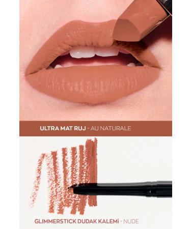 Avon Glimmerstick Lift Lip Pencil - Nude 2 Pack + Lovider Pocket Mirror Gift - Buy Online on GoSupps.com