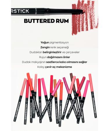 Avon Glimmerstick Lip Pencil - Buttered Rum 2 Pack + Lovider Pocket Mirror Gift - Buy Online on GoSupps.com