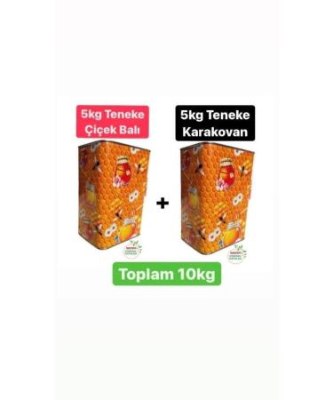 Local 5kg Tin Filtered Flower Honey and 5kg Tin Filtered Karakovan Honey