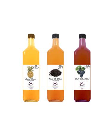 S heylaana Natural Pineapple Black Cumin and Grape Vinegar 1000 ml
