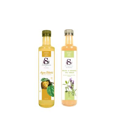 S heylaana Natural Quince Vinegar 500 Ml - Natural Melissa & Black Pepper Vinegar 500 Ml