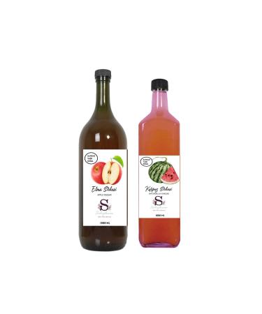 Suheylaana Natural Apple Vinegar 1500 Ml And Natural Watermelon Vinegar 1000 Ml