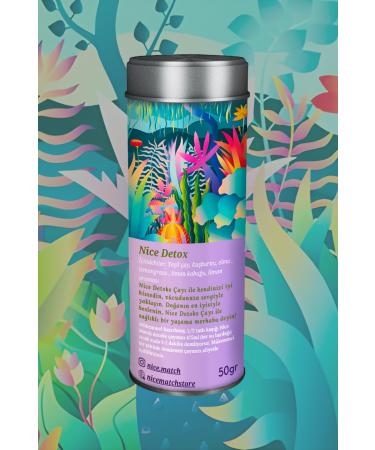 Nice Match Nice Detox - Lemon Detox Tea 50 gr - Buy Online on GoSupps.com