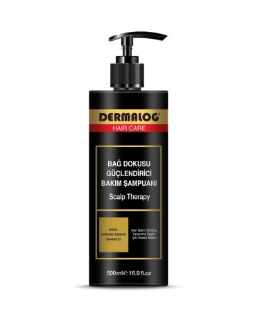 DERMALOG Bond Strengthening Repairing Care Shampoo for Damaged and Processed Hair 500 ml