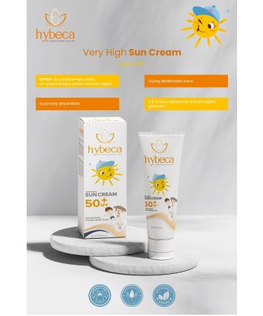Hybeca Children's Sun Cream Spf 50+ High Protection 50 Ml
