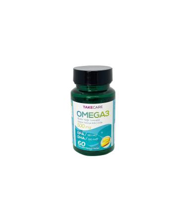 TakeCare TAKE CARE OMEGA 3 FISH OIL SOFTGEL 60 PIECES - Buy Online on GoSupps.com