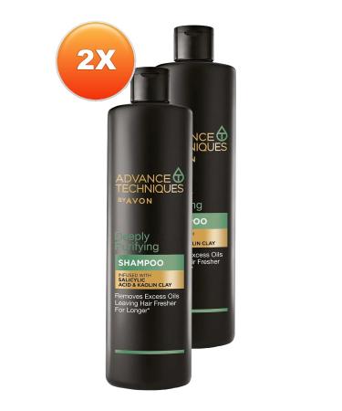 Avon Depply Purifying Shampoo for Oily Hair 400 Ml. Duo Set - Buy Online on GoSupps.com