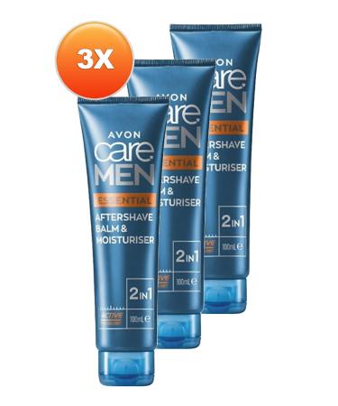 Avon Care Men Essential 2 In 1 After Shave Balm and Moisturizer 100 ml - Buy Online on GoSupps.com