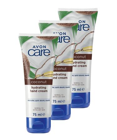 Avon Coconut Oil Hand Cream 75 Ml. Set of Three