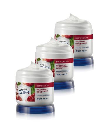 Avon Care Multi-Purpose Cream with Pomegranate Extract 400 Ml. Triple Set