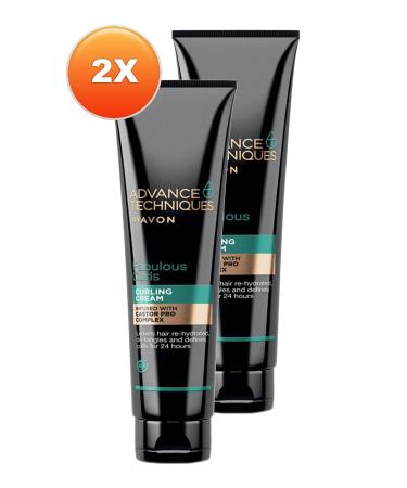 Avon Advance Techniques Curl Styling Leave-In Hair Care Cream 150 Ml. Set of Two - Buy Online on GoSupps.com
