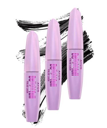 Avon Delightfull False Lash Mascara 10 Ml. Blackest Black Triple Set
