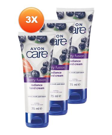 Avon Care Berry Fusion Blueberry Hand Cream 75 Ml. Triple Set - Buy Online on GoSupps.com