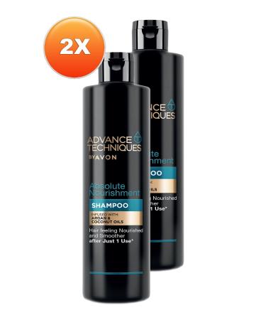 Avon Advance Techniques Nourishing Shampoo with Argan Oil 400 Ml. Duo Set - Buy Online on GoSupps.com
