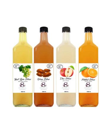 S heylaana Natural Green Grape Date Apple and Orange Vinegar 1000 Ml