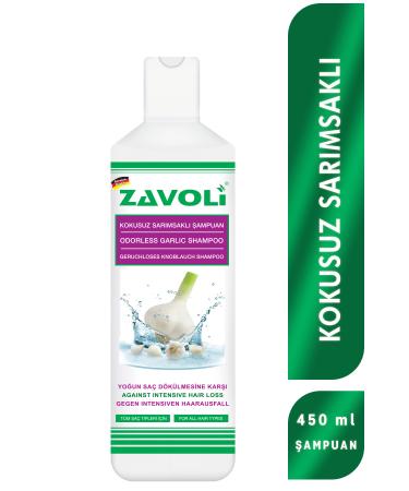 Zavoli Garlic Stem Cell Active Intensive Care Shampoo 450 ml - Buy Online on GoSupps.com