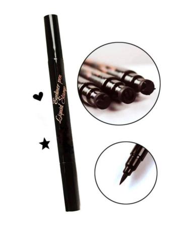 sinfer Rose Double Sided Star and Heart Patterned 2-Piece Eyeliner Set