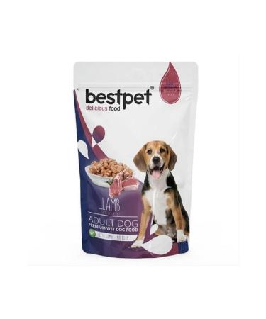 Bestpet ADULT DOG LAMB IN JELLY POUCH 100 GR