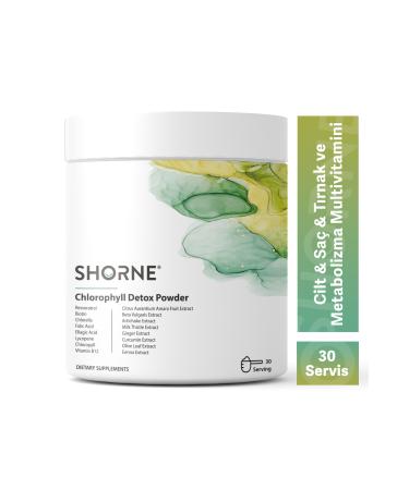 Shorne Chlorophyll Detox Powder (Detox Food Supplement Containing Chlorophyll)
