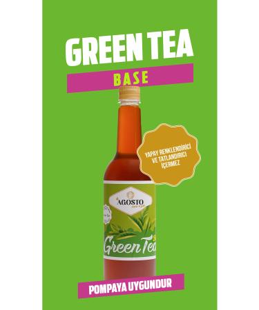 AGOSTO 750 ml Green Tea Base Syrup