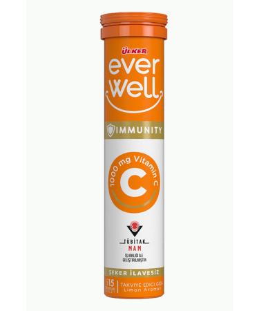 Ulker Everwell Vitamin C Acerola Effervescent Tablet 67.5 G
