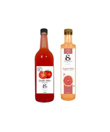 Suheylaana Natural Tomato Vinegar 750 Ml And Natural Grapefruit Vinegar 500 Ml