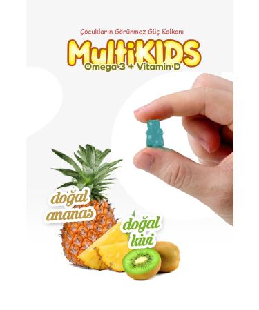Narcissa 3 Pieces - Multikids Omega3 & Vitamin D - Buy Online on GoSupps.com