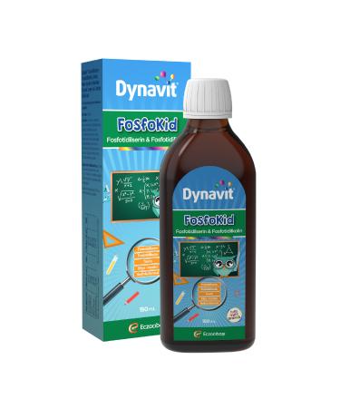 Dynavit Fosfokid Liquid Food Supplement Containing Phosphodilserine and Phosphodilcholine 150ml - Buy Online on GoSupps.com