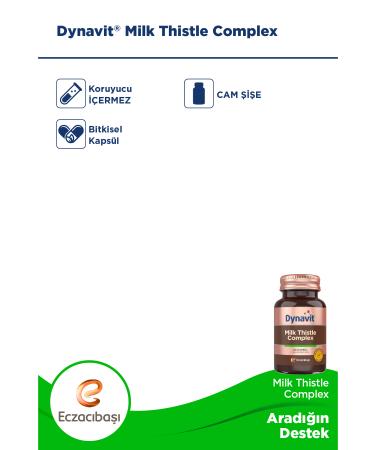 Dynavit Milk Thistle Complex 60 Capsules - Buy Online on GoSupps.com