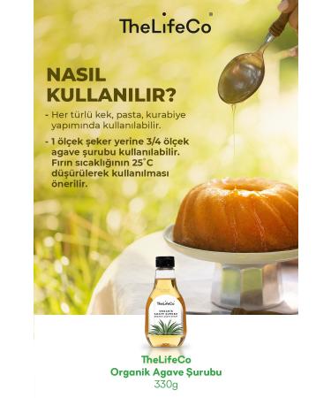 TheLifeCo Organic Agave Syrup 330g (vegan plant-based unrefined sugar alternative) - Buy Online on GoSupps.com