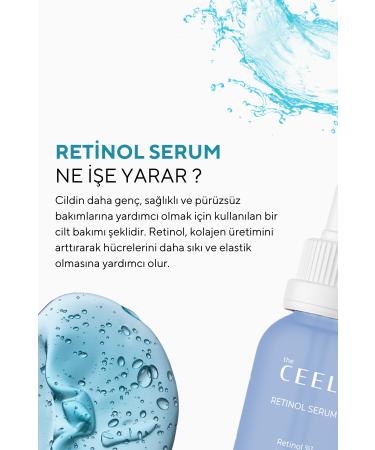 The Ceel Anti-Wrinkle and Anti-Aging Brightening Retinol Serum Ascorbic Acid %1 Retinol & Ceramides 30 ml - Buy Online on GoSupps.com