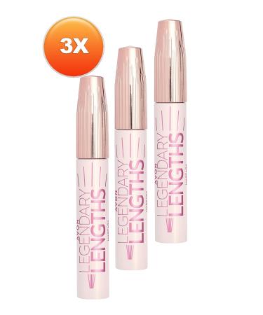 Avon Legendary Lengths Volume and Lengthening Black Mascara 10 Ml. Triple Set - Buy Online on GoSupps.com