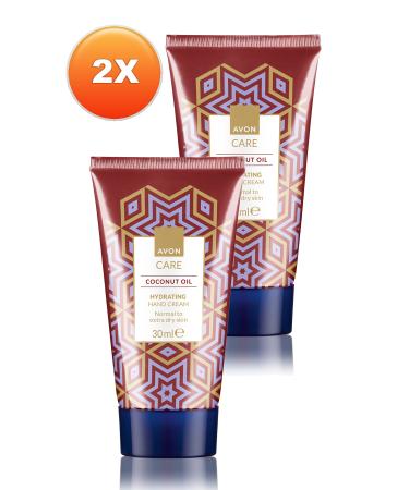 Avon Care Moisturizing Hand Cream with Coconut Oil 30 Ml. Set of Two - Buy Online on GoSupps.com