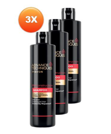 Avon Advance Techniques Reconstruction Repair Shampoo 400 Ml. Triple Set - Buy Online on GoSupps.com