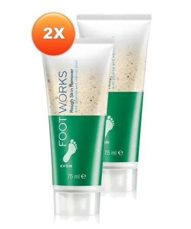 Avon Foot Works Rough Hard Skin Purifying Foot Peeling 75 Ml. Set of Two - Buy Online on GoSupps.com